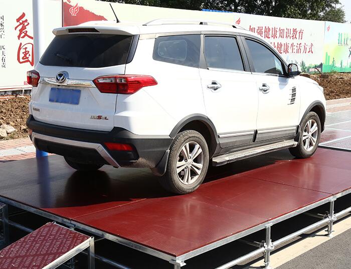 舞臺(tái)防滑板承重測試